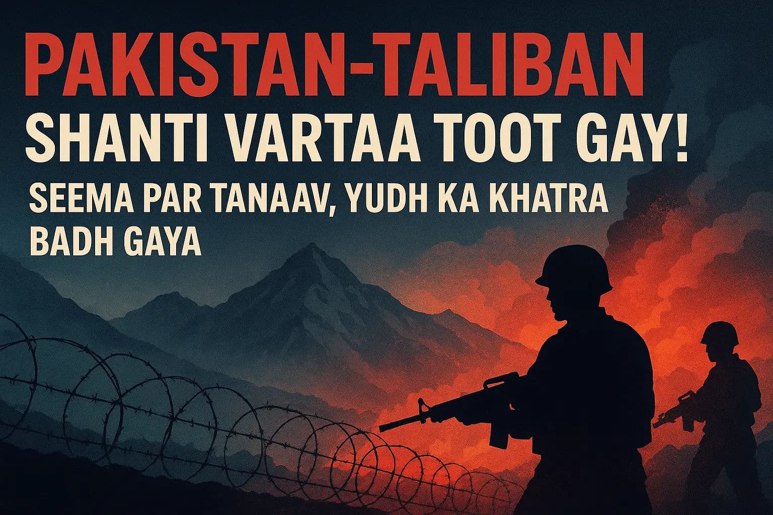 पाकिस्तान-तालिबान में शांति वार्ता टूटी, फिर बढ़ा युद्ध का खतरा; सीमा पर तनाव गहराया