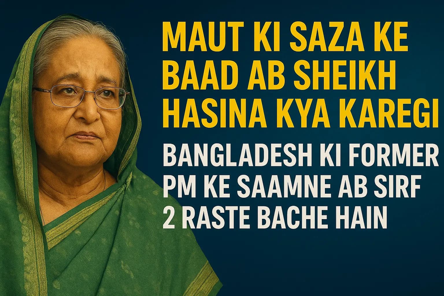 मौत की सजा के बाद अब क्या करेंगी शेख हसीना? बांग्लादेश की पूर्व PM के सामने बस अब 2 रास्ते
