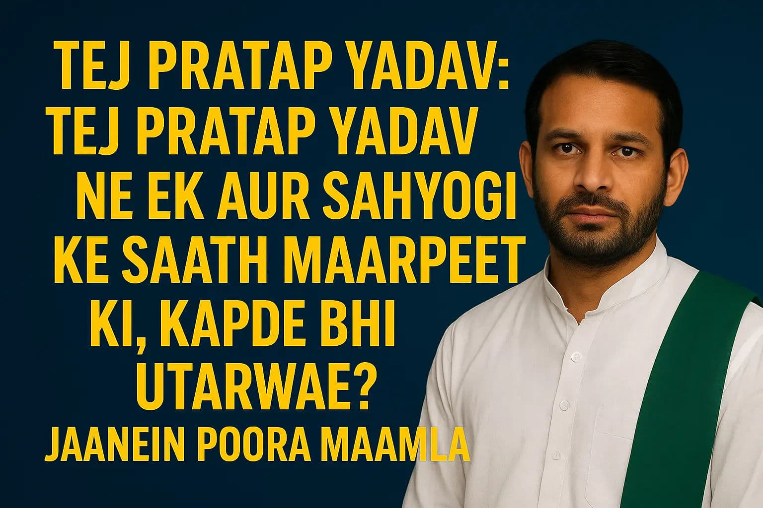 Tej Pratap Yadav: तेज प्रताप यादव ने एक और सहयोगी के साथ की मारपीट, कपड़े भी उतरवाए? जानें पूरा मामला