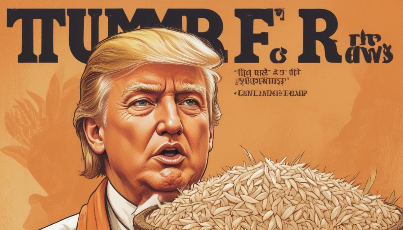 डोनाल्ड ट्रंप की 'अमेरिका फर्स्ट' नीति और भारत-अमेरिकी व्यापार संबंध: क्या चावल पर लगेगा नया टैरिफ़?