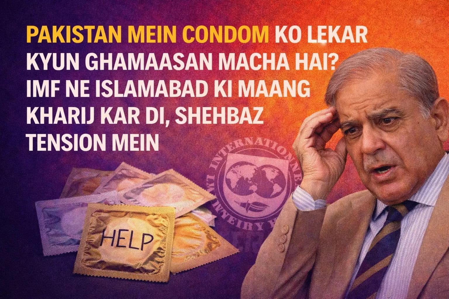 पाकिस्तान में कंडोम पर क्यों मचा है घमासान, IMF ने खारिज कर दी इस्लामाबाद की मांग, टेंशन में शहबाज