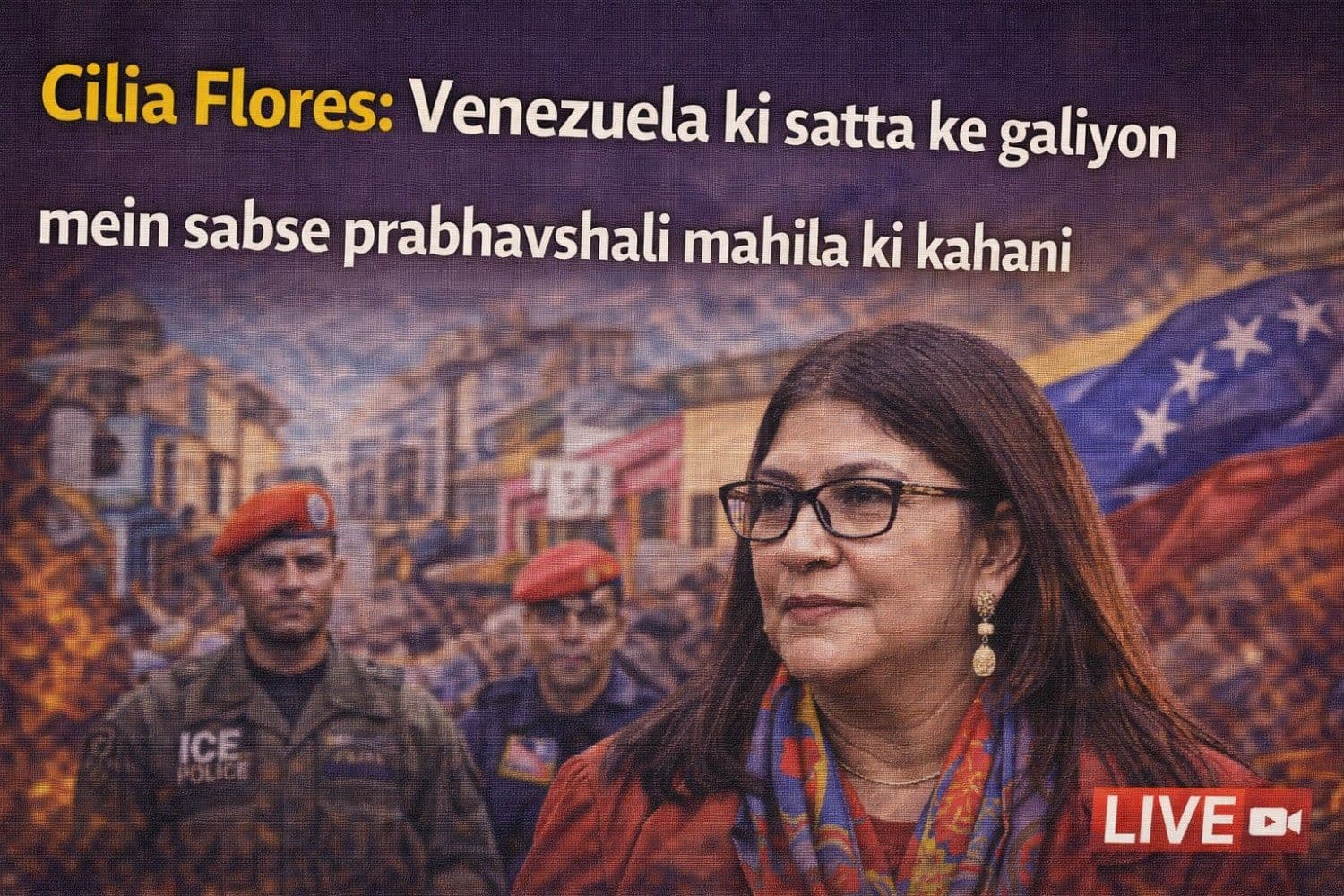 सिलिया फ़्लोरेस: वेनेज़ुएला की सत्ता के गलियारों में सबसे प्रभावशाली महिला की कहानी