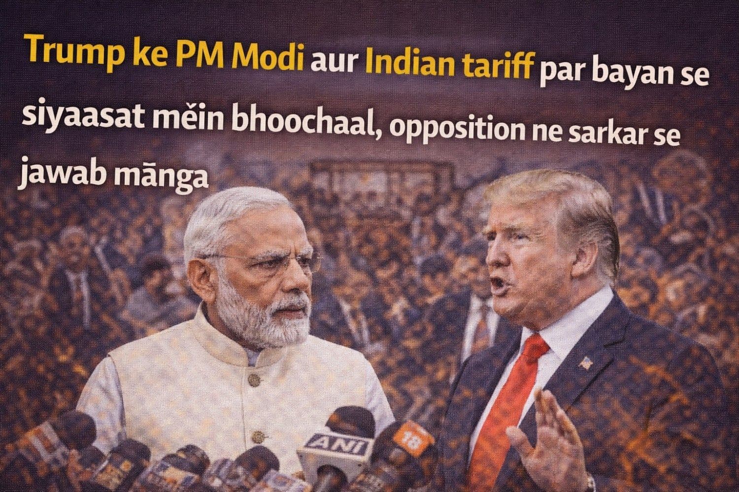 ट्रंप के PM मोदी और भारतीय टैरिफ़ पर बयान से सियासी भूचाल, विपक्ष ने सरकार से मांगा जवाब
