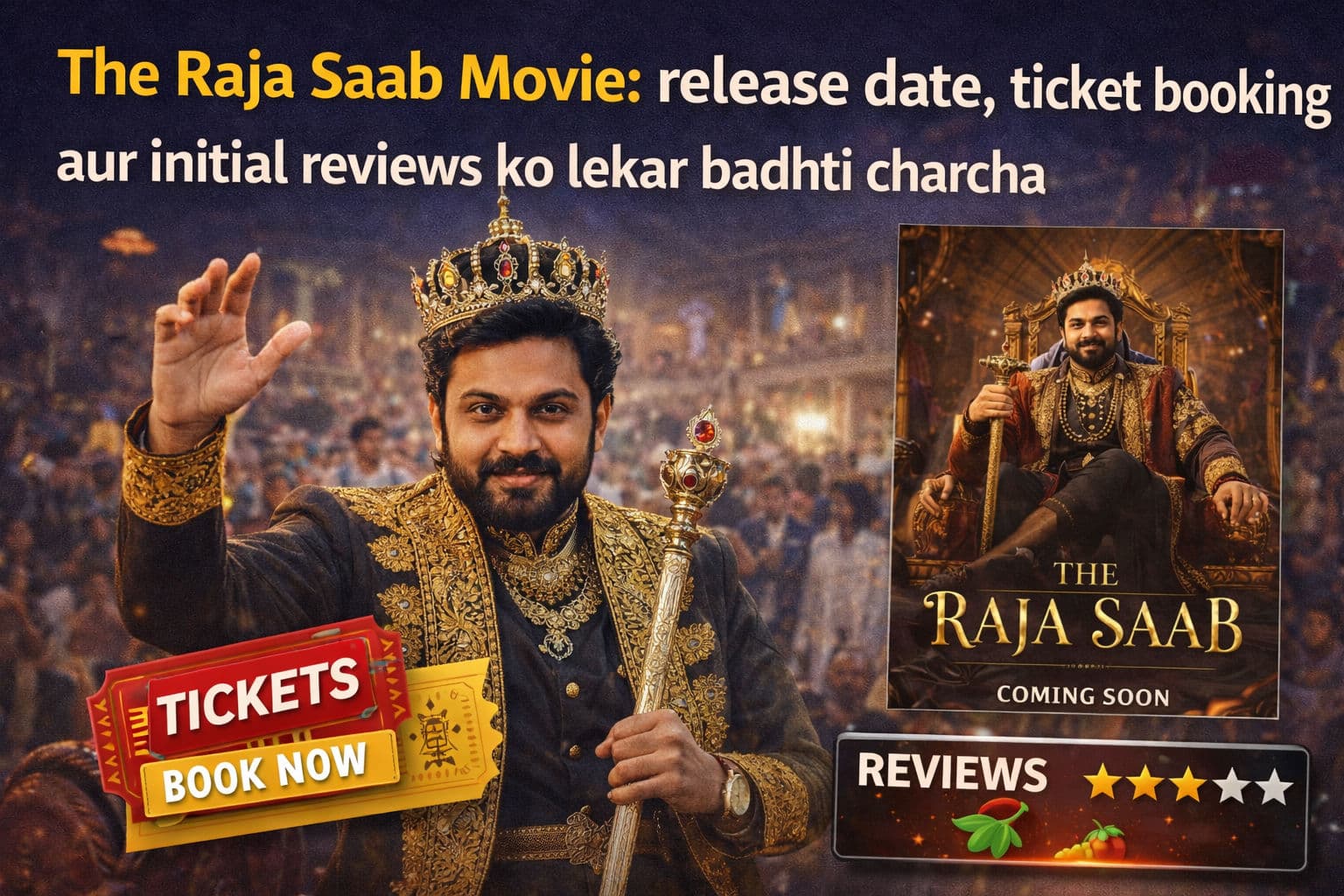 The Raja Saab Movie: रिलीज डेट, टिकट बुकिंग और शुरुआती रिव्यू को लेकर बढ़ी चर्चा
