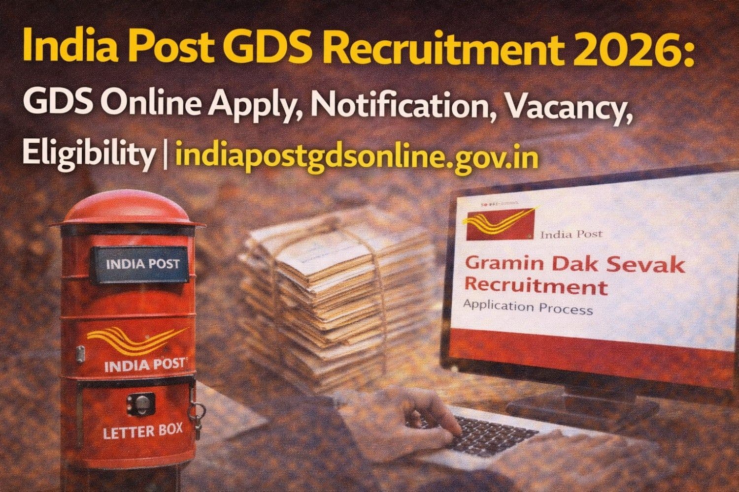 India Post GDS Recruitment 2026: GDS Online Apply, Notification, Vacancy, Eligibility | indiapostgdsonline.gov.in