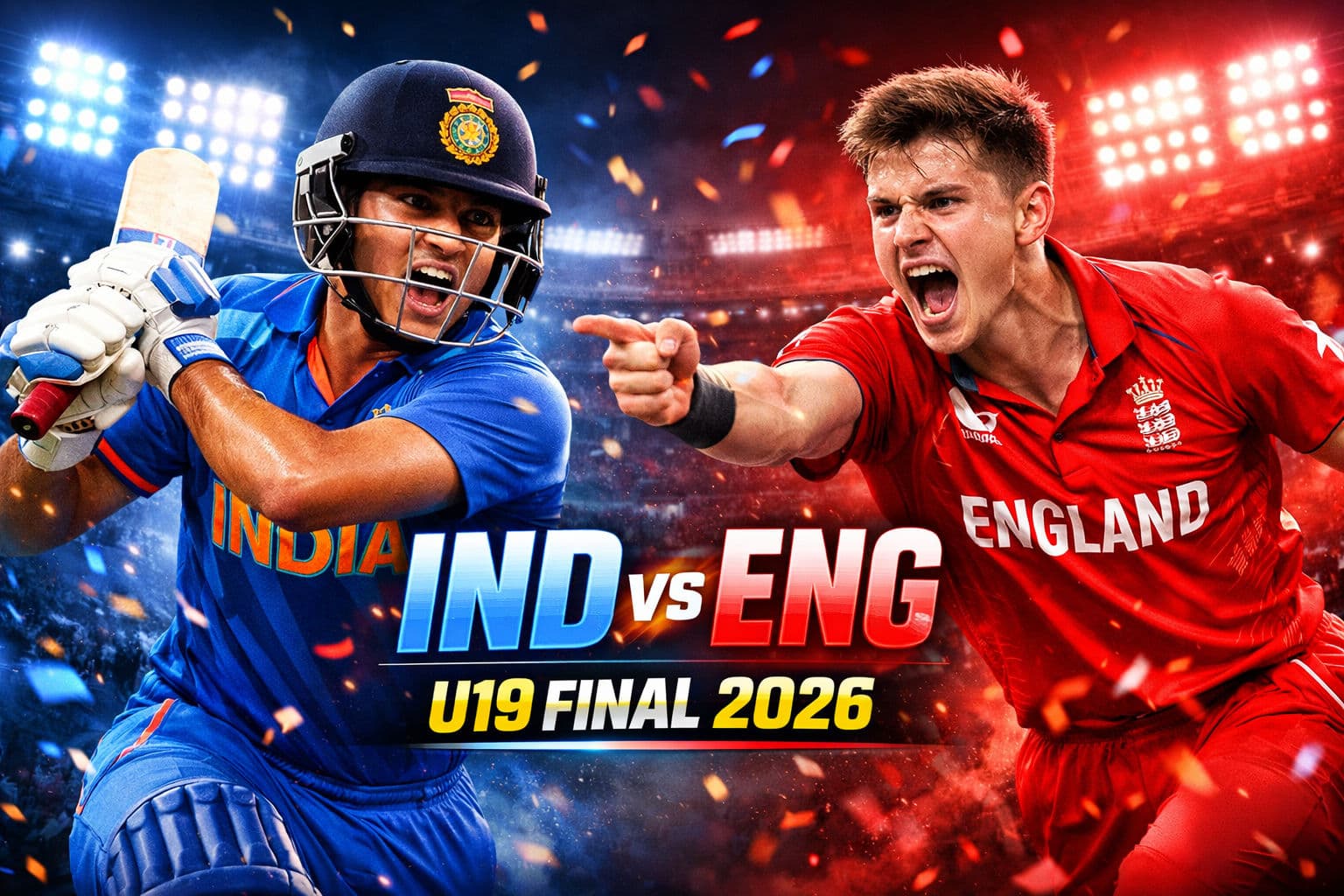 India U-19 vs England U-19 Final 2026: IND vs ENG U19 World Cup Final Live Score, Scorecard, Highlights