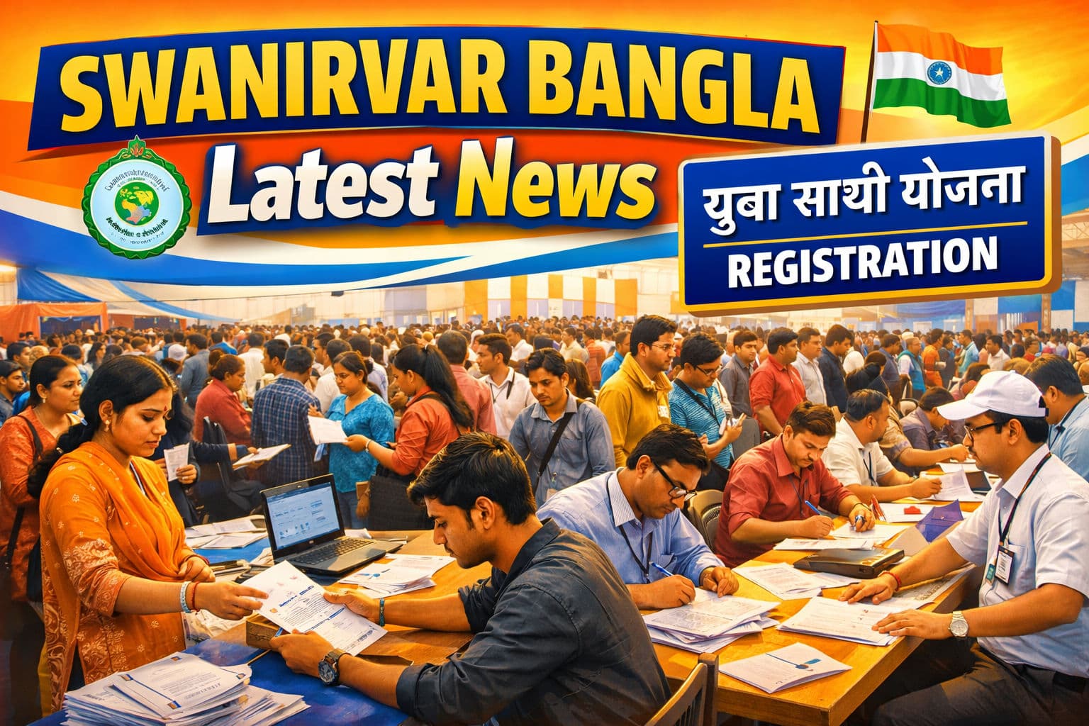 Swanirvar Bangla 2026: Yuva Sathi Camps चल रहे हैं, लाखों ने आवेदन किया – Latest Update