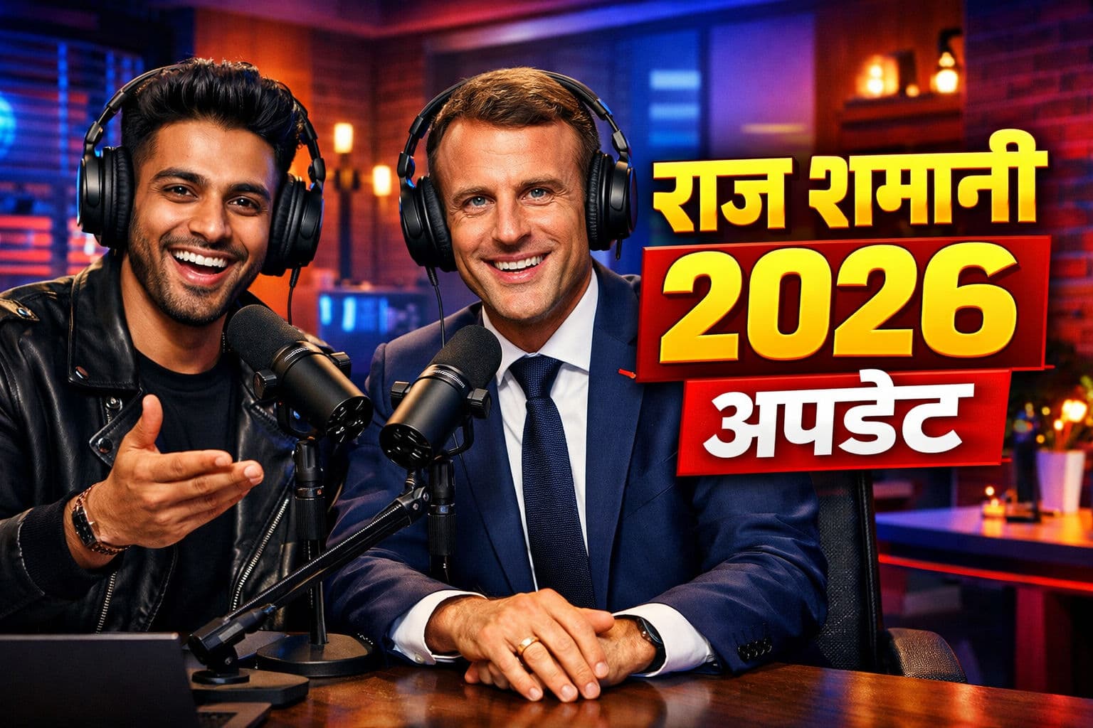 Raj Shamani Latest Update 2026: Podcast, Macron Interview aur Global Podcaster Goal